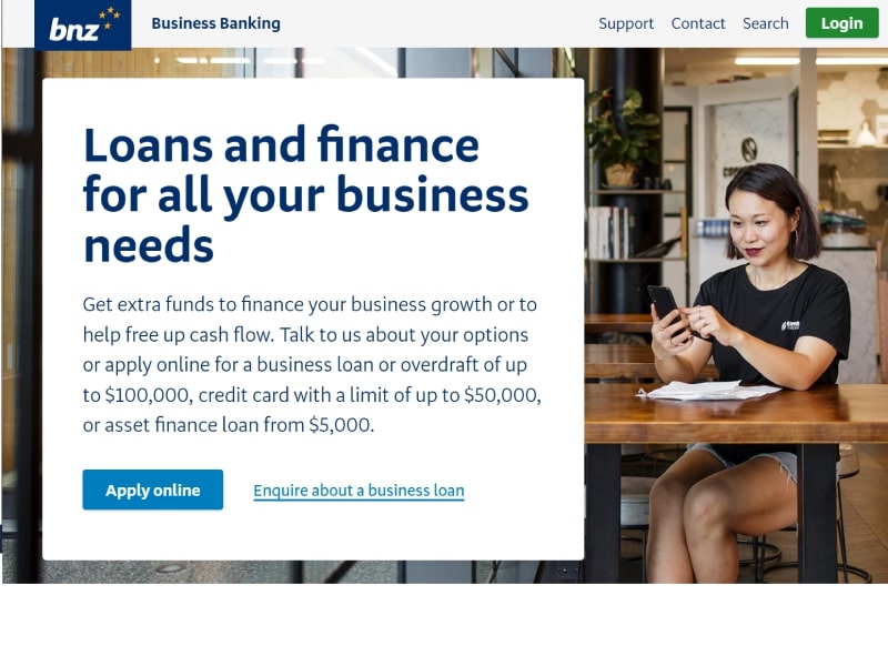 bnz business loans