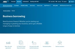ANZ Business loan