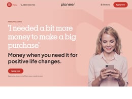 Pioneer Finance Personal loan