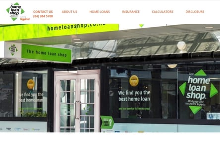 The Home Loan Shop homepage