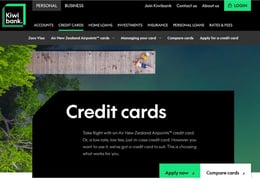 Kiwibank Credit card
