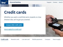BNZ Credit card