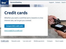 BNZ Credit card