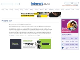 Interest.co.nz Personal loan